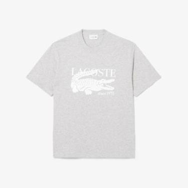 Imagem de Camiseta Lacoste Clássica com Estampa Masculina-Masculino