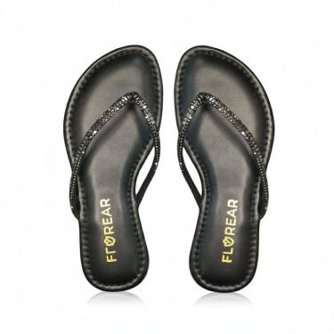 Imagem de Rasteira De Dedo Infantil Menina Brilho Casual Florear 132