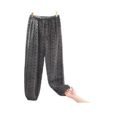 Imagem de Conjunto De Pijama Feminino De Veludo Quente Para Outono, Pulôver De F