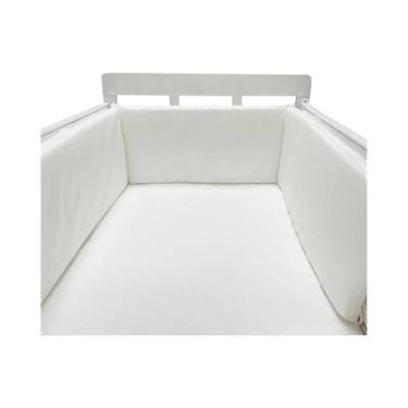 Imagem de Protetor De Berço De Algodão Para Bebês, Barreira De Cama Para Recém-N