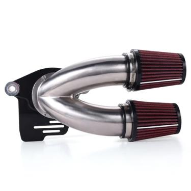 Imagem de Filtro de admissão de purificadores de ar por indução Cycle Tuned para Harley Touring 17-22, Softail 18-24 (preto)