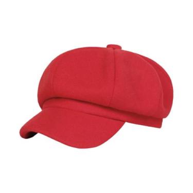 Imagem de Boina Unissex De Lã Corta-Vento, Chapéu De Algodão Cor Sólida Para Mod