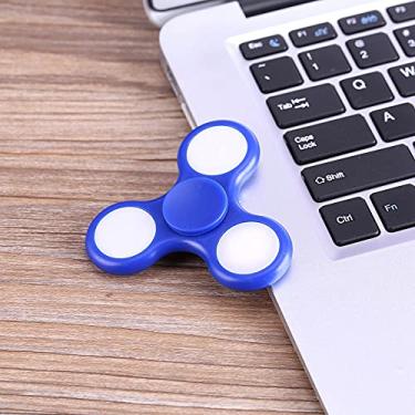Imagem de 1 Unidade Novo LED Light Fingertip Spinner 18 Padrões Flash Alivio de Estresse Mãos Foco Brinquedo Alto- ABS Aço Rolamento Robusto Rotação Suave Leve