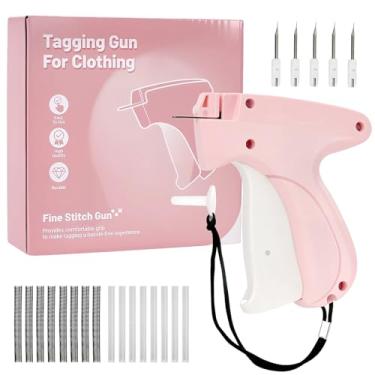 Imagem de Joyzan Pistola de costura para roupas, fixador rápido de roupas micro etiquetagem pistola de etiqueta mini kit de costura de etiqueta de vestuário portátil ferramenta de reparo de etiqueta de pano de