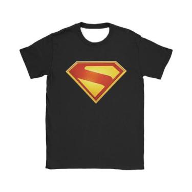 Imagem de Camiseta masculina com logotipo de Supermans, estética de praia, gola 