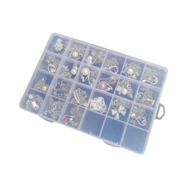 Imagem de Organizador De Joias De Plástico Transparente Com Grande Capacidade, 2