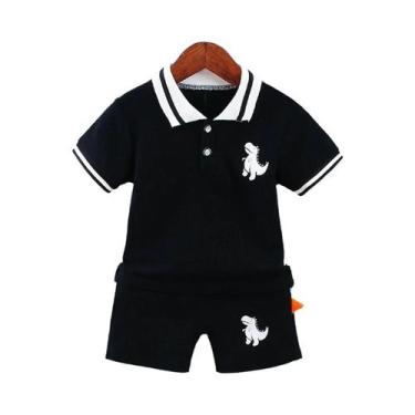Imagem de Conjunto De Roupas De Verão Para Crianças Com Estampa De Dinossauro, 2