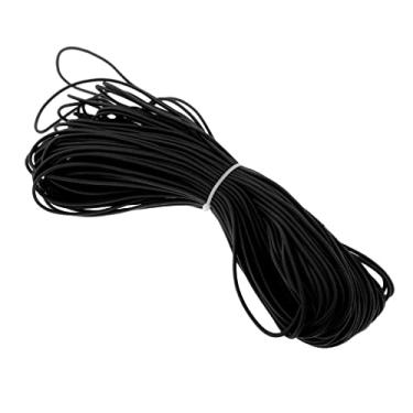 Imagem de Lljsszr Cordão Elástico de 2 Mm para Amarração de Reboques, 100m preto