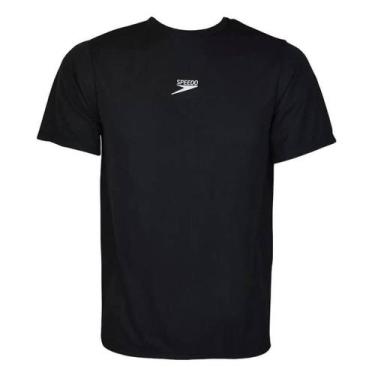 Imagem de Camiseta T-Shirt Essential Interlock Masculina Speedo -, Preto, GG
