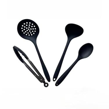 Imagem de KIT UTENSÍLIOS DE COZINHA PEÇAS EM SILICONE OTIMA QUALIDADE(Com 4 peças essenciais.)