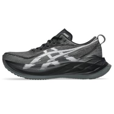 Imagem de ASICS Tênis de corrida unissex adulto SUPERBLAST, Preto/branco, 14 Women/12.5 Men