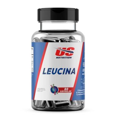 Imagem de Leucina 100% Pura Aminoácido Essencial 60 caps – Suporte para Força e Massa Muscular