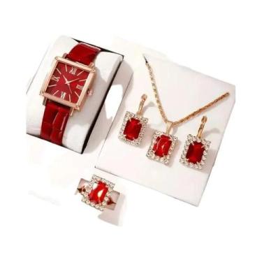 Imagem de Relógio De Pulso Feminino De Luxo Com Mostrador Quadrado, Design De Ma