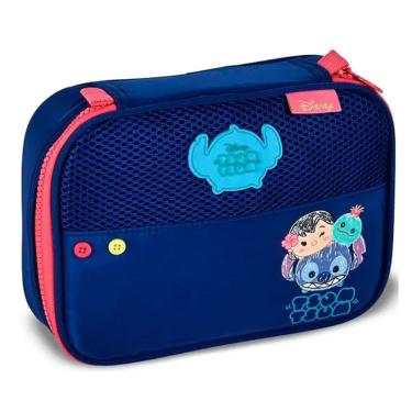 Imagem de Estojo Box Escolar Infantil Disney Stitch Tsum Tsum - Clio