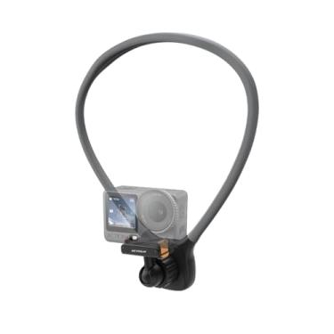 Imagem de REYGEAK Para DJI Osmo Action 6 Magntic Neck Mount, suporte adaptador de liberação rápida com alça de fixação no peito, suporte de câmera de ação POV para DJI OSMO Nano/Action 6 acessórios