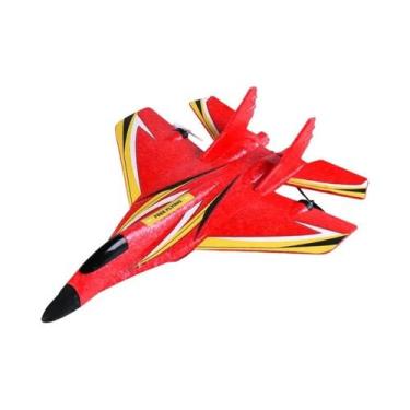 Imagem de Avião De Controle Remoto RC De Espuma 2.4G Com Iluminação Legal Para M