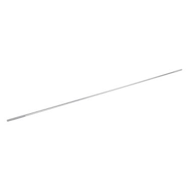 Imagem de HIGHCRAFT Haste de chuveiro de 76 cm com suporte de teto, haste de cortina de chuveiro de metal, acabamento cromado