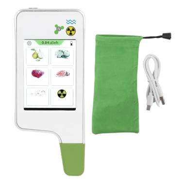 Imagem de Garosa Testador Portátil de Nitrato, Detector de Alimentos para Frutas, Legumes, Carne, Peixe Com Medidor de Radiação de Qualidade da água TDS, Sonda de Liga Com Detecção 3s