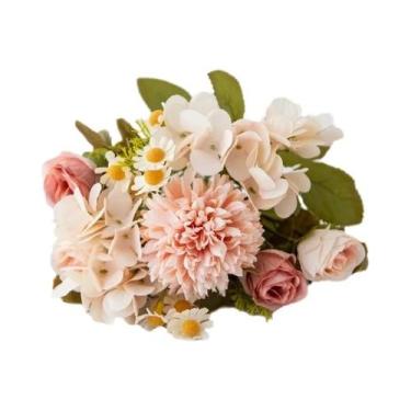 Imagem de 7 Hastes De Flores Artificiais De Camomila Para Decoração De Casa, Arc