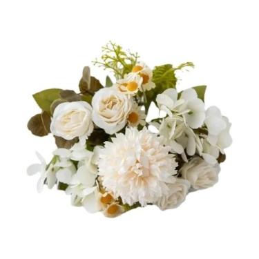 Imagem de 7 Hastes De Flores Artificiais De Camomila Para Decoração De Casa, Arc