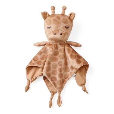 Imagem de Little Sleepies Girafa Lovey para bebês meninas e meninos, itens essenciais de presente para recém-nascidos, bichos de pelúcia com cobertor de segurança