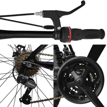 Imagem de Bicicleta Aro 29 Shimano Traseiro Aço 21 Velocidades Marchas Cor:verde