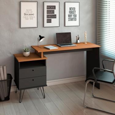 Imagem de Escrivaninha Industrial Lowa Freijó Preto