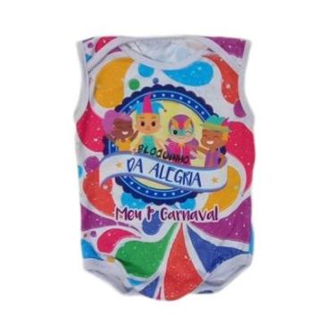 Imagem de Body Abadá de Bebê Carnaval Bloquinho Festa Mesversario-Unissex