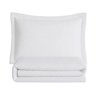 Imagem de Colcha Cobre Leito Roupa Cama Edredom Solteiro 2 Pçs Matelado Sleep El