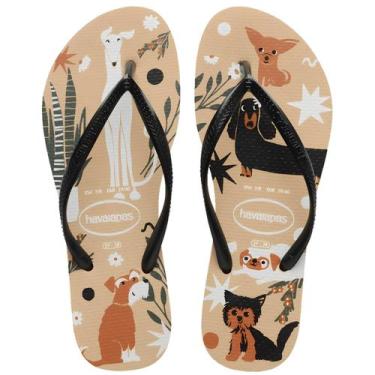 Imagem de Chinelo havaianas slim pets, Rosa chiffon, 35