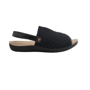 Imagem de Sandália Anabela Baixa Modare Ultra Conforto Malha Knit Leve adpta aos