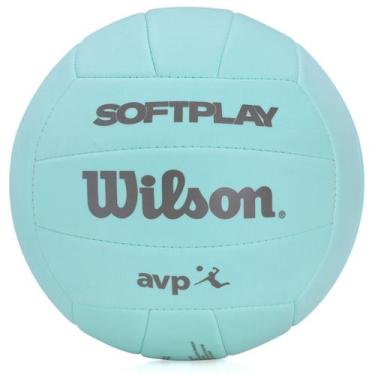 Imagem de Bola de Vôlei Wilson AVP Soft Play Azul