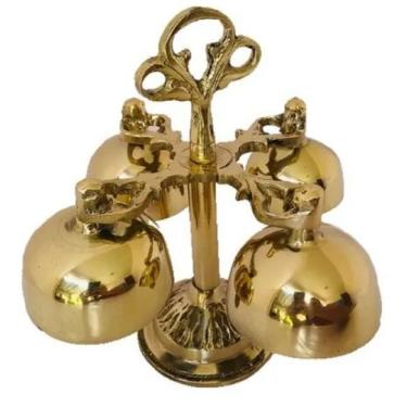 Imagem de Carrilhão Em Bronze 4 Sinos Missas Padres Bispos Papa Igrejas - Wilmil