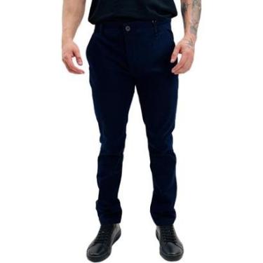 Imagem de Calça Young Style Jeans Esporte Fino Slim Masculina-Masculino