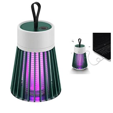 Imagem de Luminaria Mata Mosquito Armadilha Eletrica Repelente Inseto Pernilongo Choque Lampada Luz Ultravioleta LED Luz UV USB