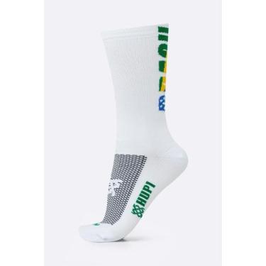 Imagem de Meia HUPI Brasil 5.0 Branco, Branco