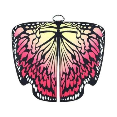 Imagem de Fantasia De Asas De Borboleta Para Crianças E Mulheres, Capa De Cospla