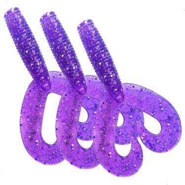 Imagem de Isca Artificial Soft Shad Grub Duplo Criatura Kit 3pçs  - Matadeira, 0