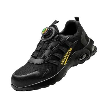 Imagem de Botas De Trabalho Indestrutíveis Com Biqueira De Aço Para Homens, Anti