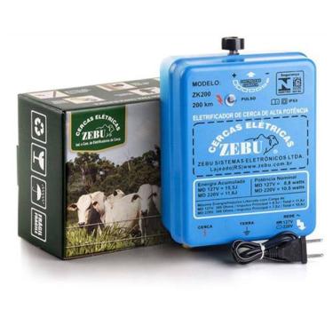 Imagem de Eletrificador Rural Zebu 200Km 15,5J Zk200 220V