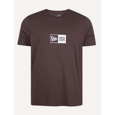 Imagem de Camiseta New Era Masculina Box Branded Marrom-Masculino
