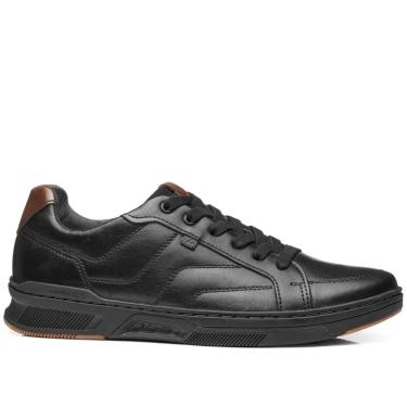 Imagem de Sapatênis Pegada Masculino em Couro Preto 110607-06-Masculino