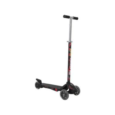 Imagem de Patinete Skatenet Max Led Black e Pink Bandeirante, Preto, Skatenet Ma