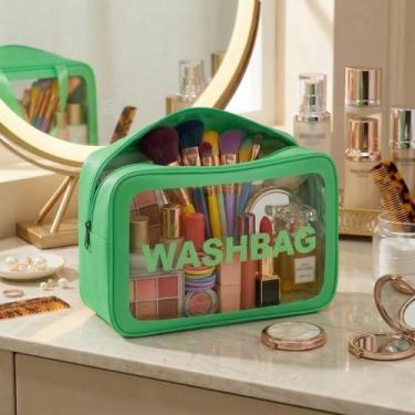 Imagem de Washbag Bolsa Nécessaire Feminina Para Maquiagem Grande Multifunções b