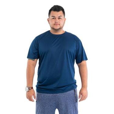 Imagem de Camiseta Dry Fit Plus Size Masculina Academia Treinos Esporte - Fix, M