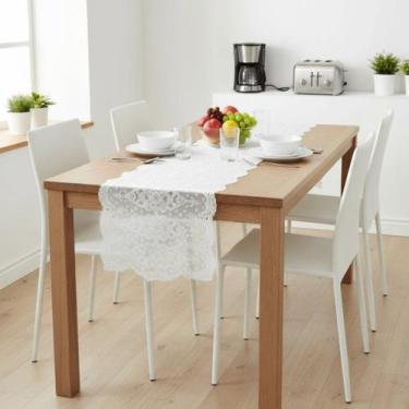 Imagem de Trilho De Mesa Branco Mod314 Rolo 0,50x20m Vinil PVC - Plast.co