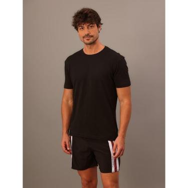 Imagem de Camiseta Masculina de Algodão Essentials Minimalista Calvin Klein Jeans - Preto-Masculino