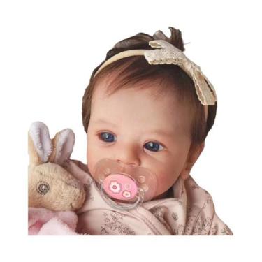 Imagem de Boneca Reborn De Silicone Vinílico Realista De 17-18 Polegadas Felicia