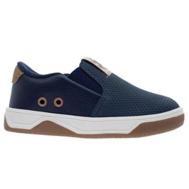 Imagem de Tênis Slip On Infantil Menino Molekinho 2623.100 Marinho-Masculino