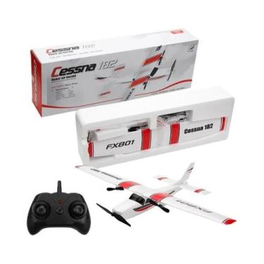 Imagem de Avião RC Para Crianças 2.4G 2CH RTF Controle Remoto Brinquedo De Aeron